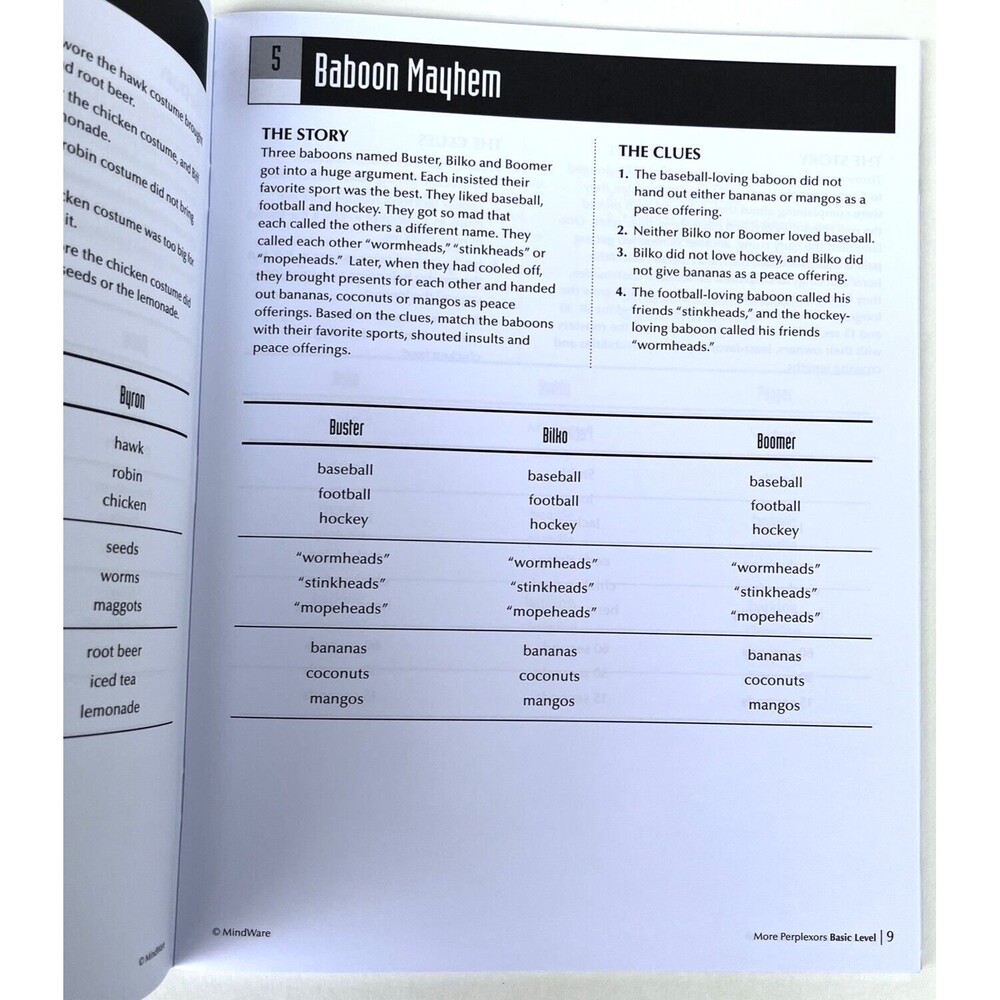 MindWare More Perplexors: Basic Level - Brainteasers - Picture 4 of 9